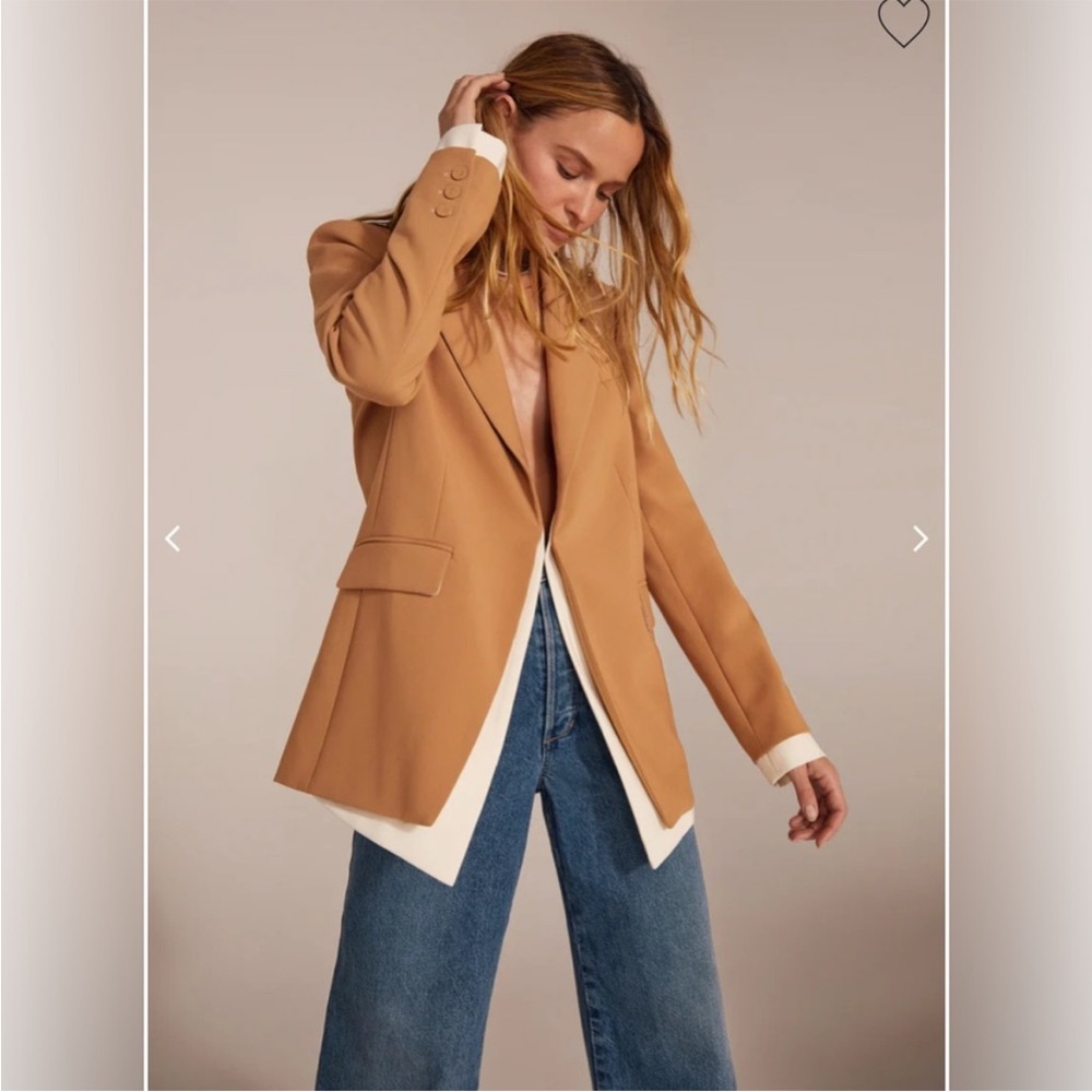 Favorite Daughter The Kelly Blazer Jacket in Tan Multi